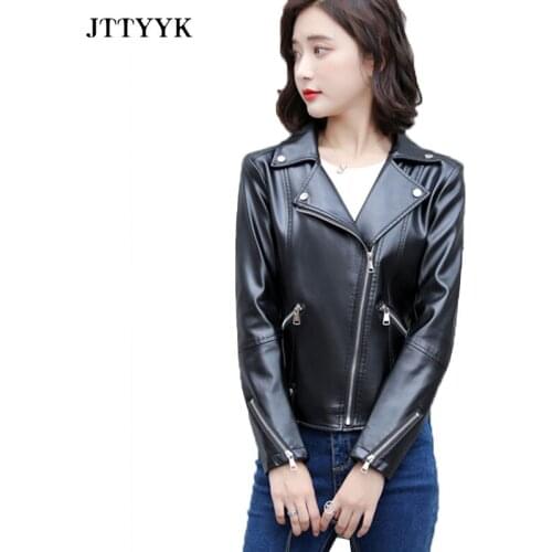 Женские кожаные куртки JTTYYK China At AliExpress