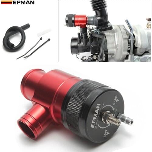 Car Racing Red & Black Intercooler Recirculation Blow Off Valve BOV Kit For Subaru WRX 2.0L Turbo 15-17 EPFBOV1093