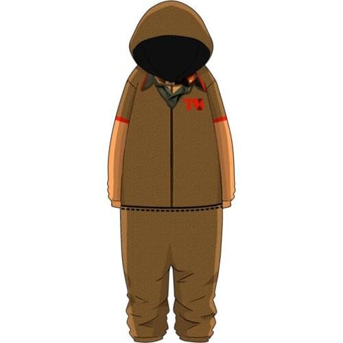 Anime Loki Cosplay Jumpsuit Sleepwear 3D Printed Long Sleeve Hooded Pajams