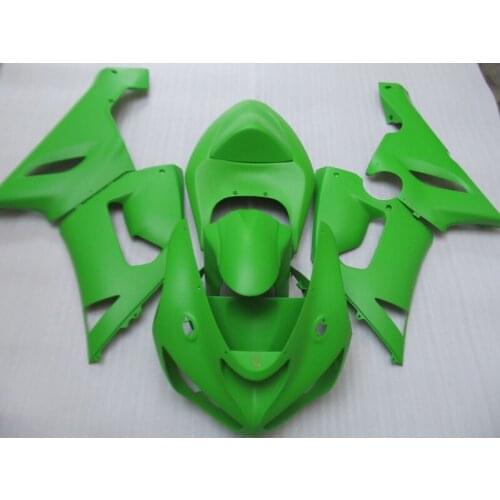 High quality ABS Fairing kit for Kawasaki NINJA ZX 6R 2005 2006 zx6r 05 06 all matte green motorcycle fairings set HP30
