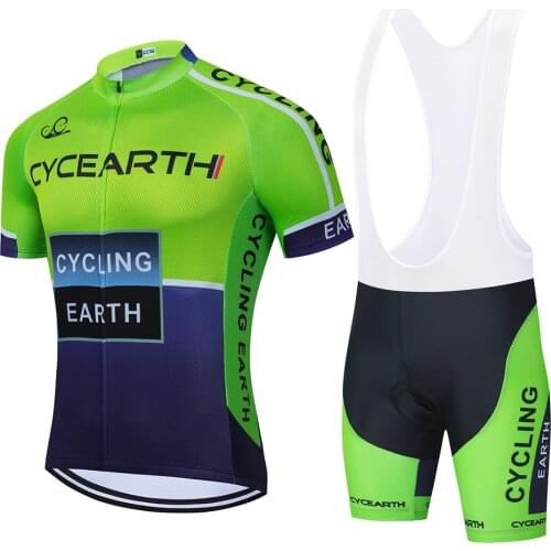 Cycearth 2021 cycling jersey set mens cycling equipment clothing bicycle clothing dress Clothes wear bib shorts set bicicleta