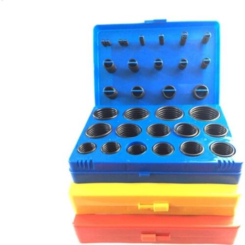 O ring repair box, 386pcs sealing ring, silicone sealing gasket, rubber gasket, sealing apron