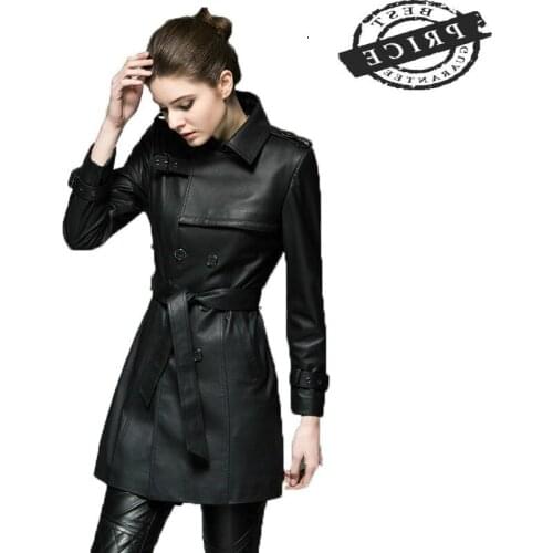 Jacket Autumn Winter Women Clothes 2021 100% Genuine Leather Jacket Women Sheepskin Coat Korean Elegant Slim Fit Long Coat ZTa3a