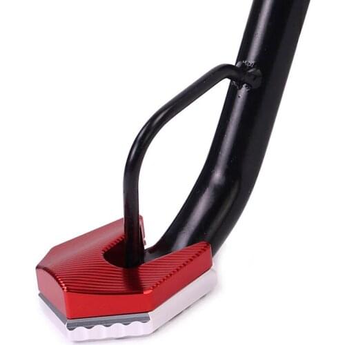 Motorcycle CNC Kickstand Foot Side Stand Extension Pad Support Plate For JOG-i125 GT125 AS125