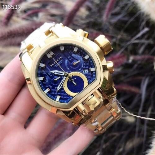 Luxury Brand Undefeated INVICIBLE BOLT ZEUS Men Stainless Steel Watch Top Quality Wristwatch Relogio Masculin Dropshipping