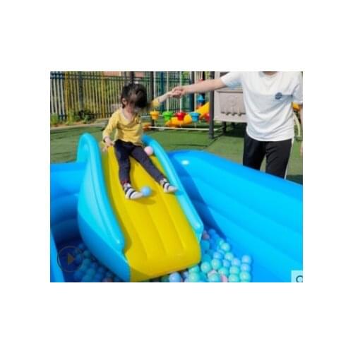 Inflatable slide with swimming pool Indoor kids childrens playground inflatable toys Amusement facilities Naughty castle