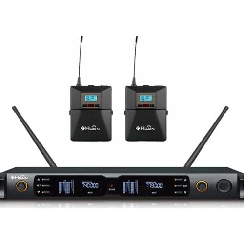 Factory wholesale Lavalier lapel mic headset UHF Wireless Microphone