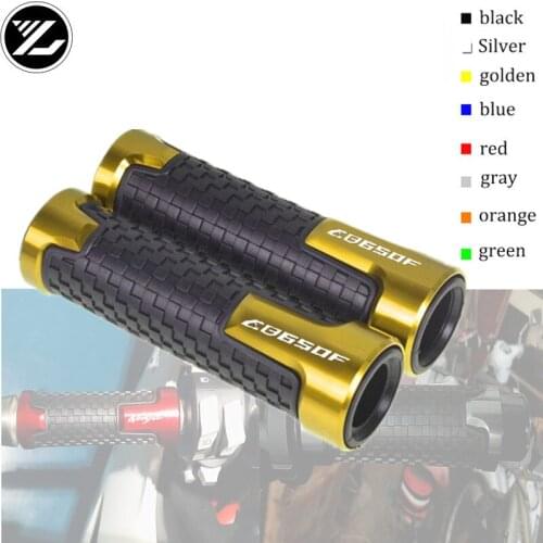 Handle 7/8"22mm Motorcycle handlebar grips & handle bar ends hand cap for Honda CB650F CB 650F CB650 F 2014-2018 2017 2016