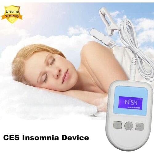 CES Brain Stimulator Portable Physiotherapy Devices For Cannot Sleep Well Help Sleep Problem Therapy Insomnia Anxiety Depression