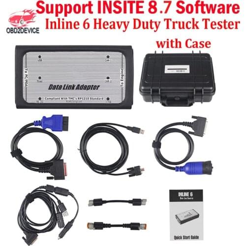 Heavy Duty Diagnostic Tool For COMINS INLINE 6/ INLINE 8.5 obd2 scanner Full Set 8 cables Insite Truck Scanner Free ship