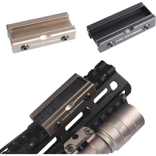 Tactical CNC Pocket Panel for SF Flashlight Pressure Pad Hunting Scout Light Switch Rat Tail Slot Fit 20mm Picatinny Rail