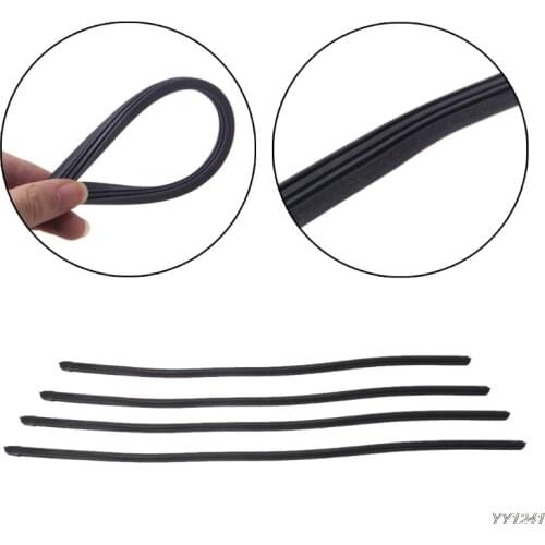 Universal Refill Rubber Frameless Wiper Blade 8mm Replace Black 18" 22" 24" 26" buses van lorries trucks Windscreen Wipers parts