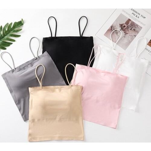 Women Sling Tube Top Sexy Bra Top Breathable Chest Pad Wearing Underwear strapless blouse tube top bandeau top 2021