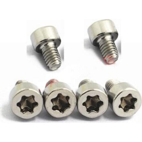 50pcs M4 x 6/8/10/12/16mm Torx T&TX Socket Cap Cup Head Screws Stainless Steel Security Screws Round Bolts Bolt