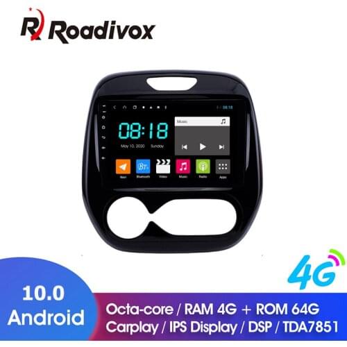 9" Android 10.0 RAM 4G ROM 64G For Renault Kaptur 2016 2019 car dvd gps navigation radio multimedia player stereo head unit