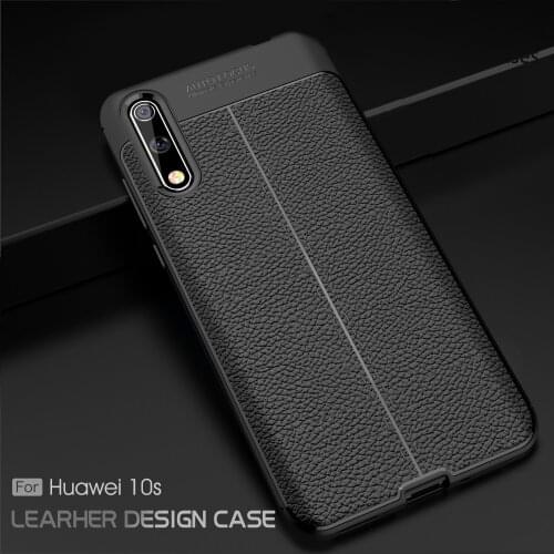Mobile Phone Cases For Huawei Y7P Non Slip Lychee Pattern Cover P40 Lite E Enjoy 10S Y6 Pro 2019 Y7 P Smart Plus 10E 9 Y9 Prime