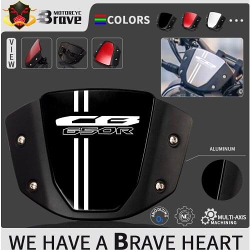 For HONDA cb650r 2019 2020 2021 CB 650R CB650 R Motorcycle Accessories Front Screen Lens Windshield Fairing Windscreen Deflector