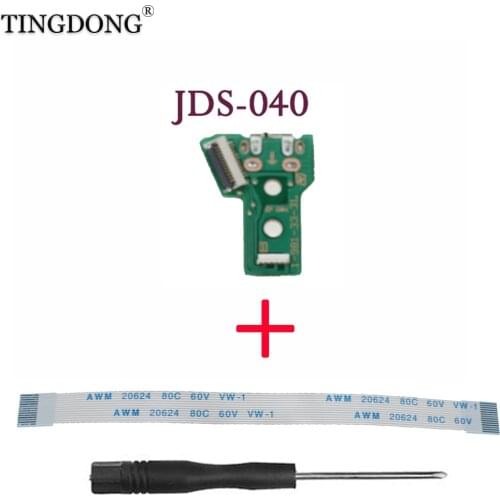 For PS4 Controller Micro-USB Charging Socket Circuit Board JDS-040 JDM 040 JDS 040 040 12-Pin Cable Port