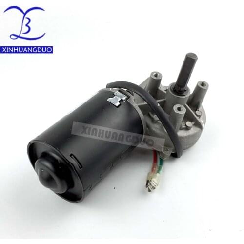 GW6280 DC 24V 30 52 100 rpm Electric Worm Gear Motor Right version Self-locking Garage door replacement Windshield wiper - right