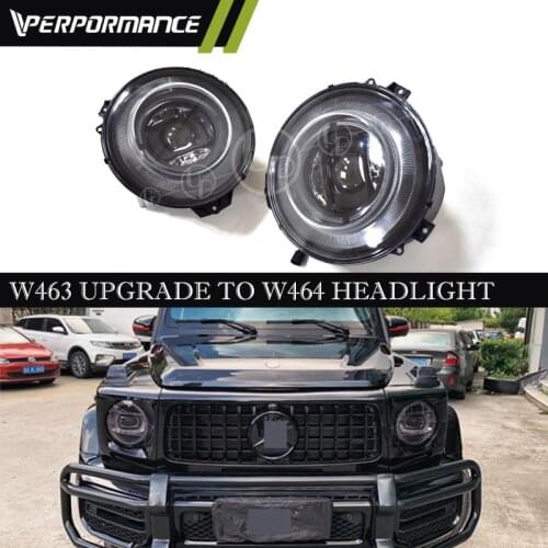 W463 old to new head light w463 upgrade to w464 w463A head lamp g500 g63 LED 2008 to 2019
