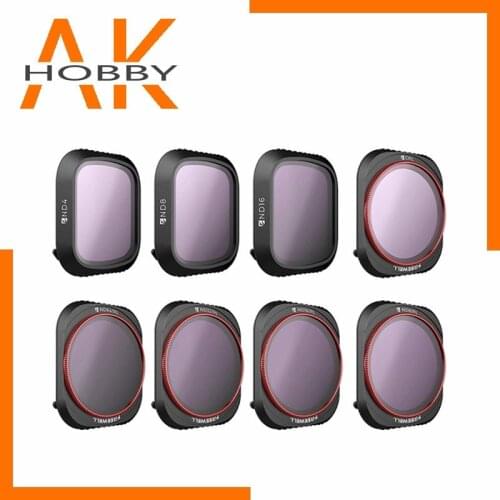 Freewell All Day 4K Series 8Pack ND4,ND8,ND16,CPL,ND8/PL,ND16/PL, ND32/PL, ND64/PL Camera Lens Filters for DJI Mavic 2 Pro Drone