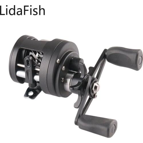 Lidafish 6.2:1 Trolling Drum Fishing Reel 5KG Max Drag Left/Right Hand Saltwater Fishing Wheel Pesca