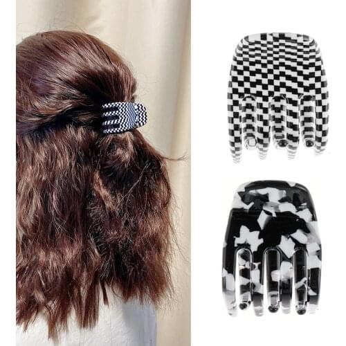 Wholesale classical celluose acetate acrylic hair claws clamp clasp clips jaw decorations for women girls