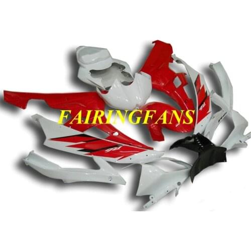 Injection mold Fairing body kit for YAMAHA YZFR6 06 07 YZF R6 2006 2007 YZF600 ABS Red white Fairings bodywork+gifts YL06
