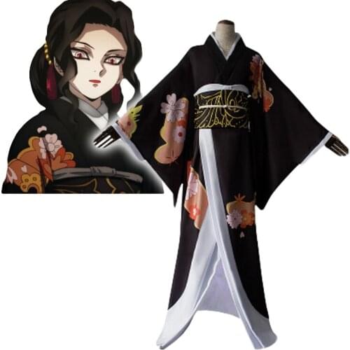 Kimetsu no Yaiba Demon Slayer Cosplay Costume Muzan dress Nezuko Agatsuma Zenitsu Tomioka Giyuu Muzan Cosplay anime