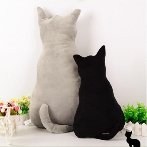 Creative Back View Cat Plush Cat Cute Cat Plush toy doll back view cat stuffed doll animal plush pillow doll gift For Girl