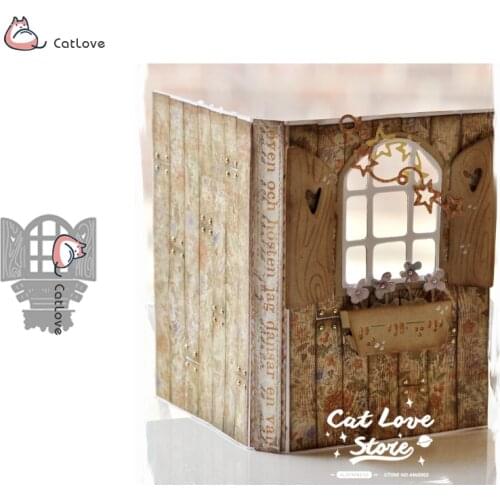 Window And Flower Metal Cutting Dies Stencils For DIY Scrapbooking Paper Card Decorative Craft Dies Embossing Die Cuts New 2019