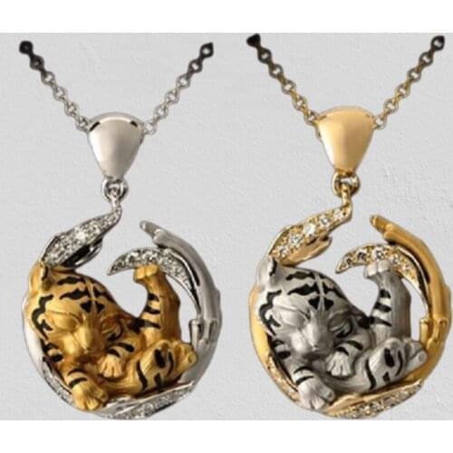 Cute Necklace Vintage Fairy Wings Choker Wholesale Items Cheap Fairy Jewellery Jewelry for Women Chain Tiger Necklace