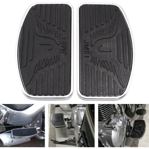 Motorcycle Rear Wide Foot Pegs Rest Footpegs Footrests Footboard For Honda Shadow VT400 VT750 Classic 97-03 Accessories