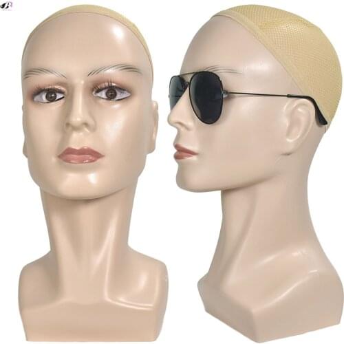 Male Mannequin Manikin Training Head Model Wigs Cap Jewelry Hat Display Holder Stand Wig Stand head with ear