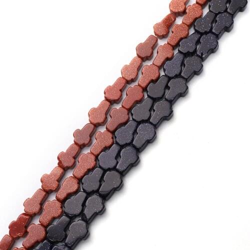 Wholesale 130pcs/lot Natural Turquoises Stone Cross Loose Beads Onyx Charm Pendants for Jewelry Making DIY Bracelet Earring Free