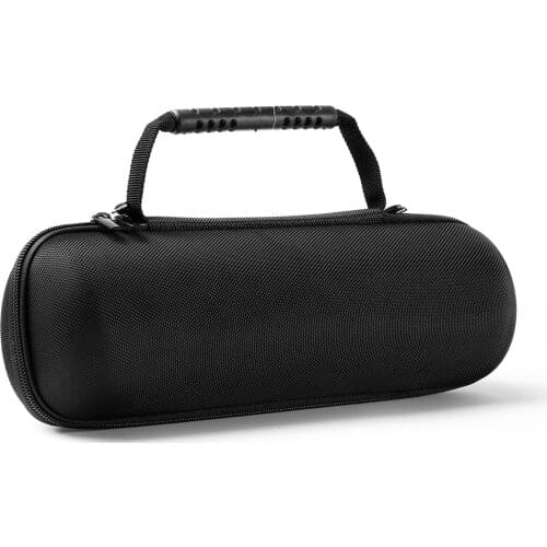 EVA Dust-Proof Carrying Case Portable Travel Storage Bag With Shoulder Strap For JBL Charge 5 Wireless Speaker Storage Bag Black