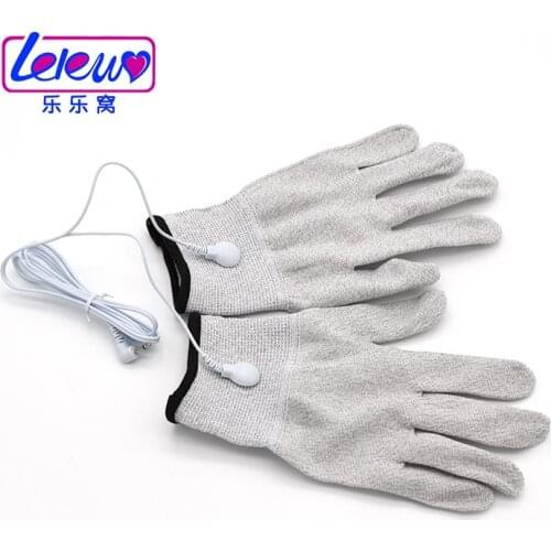 Sex Toys For Men Electro Shock For Penis Breast Orgasm Stimulator Massage Accessory Gloves