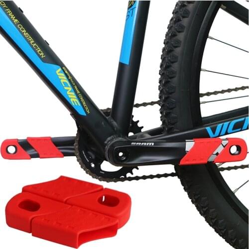Bicycle Crank Cover Anti-Scratch Road Bike Crank Cover Folding Mountain Bike Crank Silicone Cover