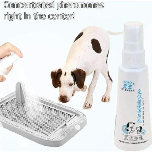 60ML Pet Dog Spray Inducer Dog Toilet Training Puppy Positioning Defecation Pet Potty Training Spray Effective Positioning Defec