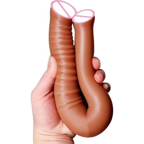 Super Long Huge Double Head Horse Dildo Realistic lesbian Sex Toys G Spot Prostate Stimulator Anal Plug Butt Dilator Adult Toys