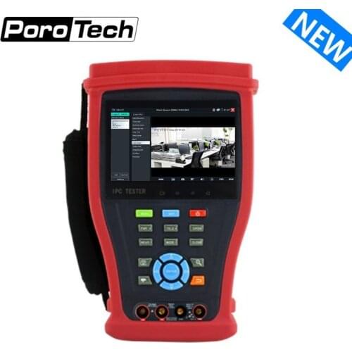 IPC4300 Plus CCTV Tester Monitor 8MP TVI CVI 5MP AHD SDI H.265 4K IP Camera Tester with HDMI IN,Digital Multimeter+Cable tracer