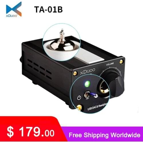XDUOO TA-01B 12AU7 Tubes Amplifier High Performance HIFI USB DAC Tube Headphone Amplifier