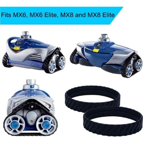 2Pieces Swimming Pool Cleaner Replacement Tire Track Wheel for Zodiac MX8 Elite,MX6 Elite,MX8,Mx6 Pool Cleaner