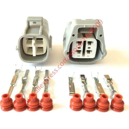5 Sets kit Sumitomo 4 pin TS 090 Sealed Male Female Oxygen Sensor Plug for Suzuki Toyota Corolla 6188-0066 6189-0126