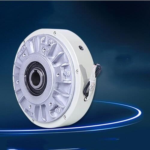 50Nm Hollow Shaft Magnetic Powder Clutch Winding Brake for Tension Control Bagging Printing Packaging Dyeing Machine no pedestal