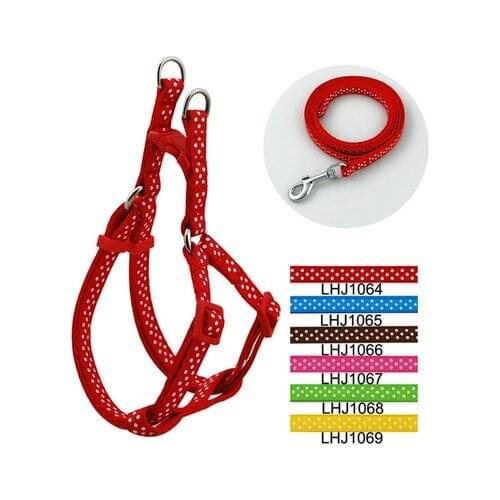 50Pcs/Lot 1cm Pet Reflective Harness Leashes Leash