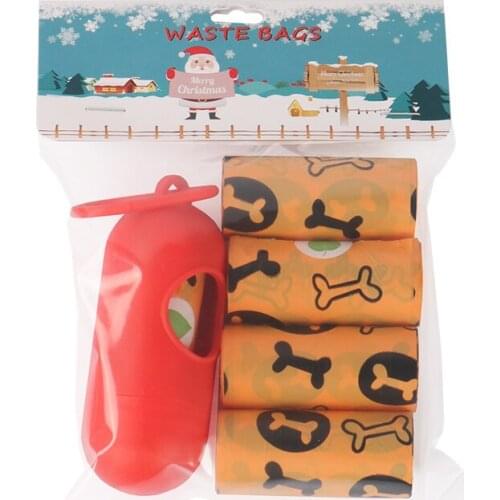 75 Counts Dogs Poop Bag Biodegradable Dog Poop Bags Pet Waste Bags pink Clean Up Refill Rolls Pet Poop Bags