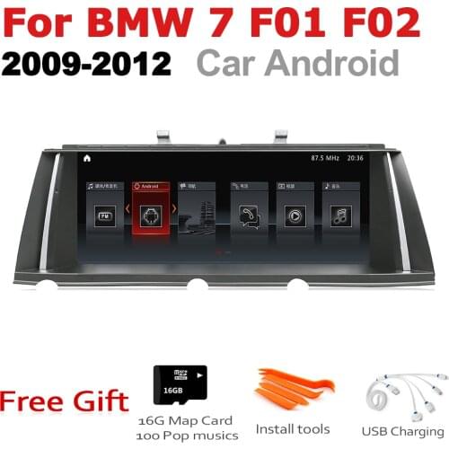 For BMW 7 Series F01 F02 2009 2010 2011 2012 CIC Car Android Radio GPS Multimedia player stereo HD Screen Navigation Navi Media