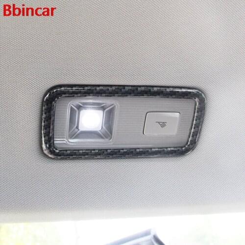 Bbincar Interior Rear Back Reading Light Lamp Cover Trims 2pcs ABS Matte For Volkswagen VW Tiguan Second Generation 2017 2018