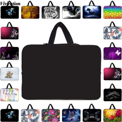 14 Laptop Bag Universal Black Notebook Case 15 13 12 17 10 10.1 11.6 ChromeBook Sleeve Cover For Asus ZenPad Huawei Acer MacBook